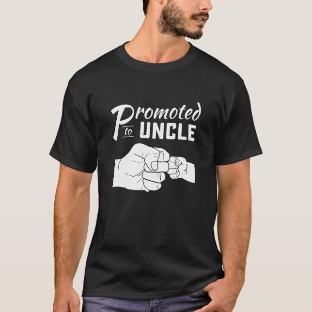 T-shirt Hommes Promus À Oncle T Baby Faire-part 2022 Fa (Devant)