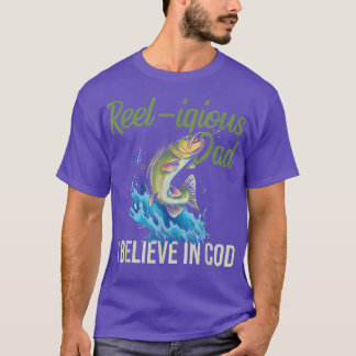 T-shirt Hommes Religieux PapaJe Crois En Chaussure Pour Un