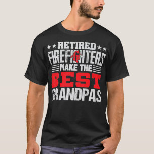 T-shirt Hommes Retraité Pompier Grand-Père T Fireman Cad