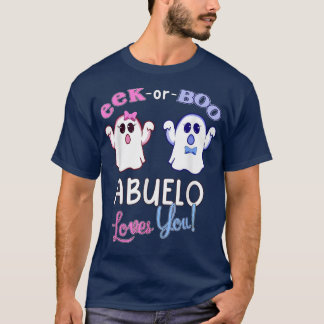 T-shirt Hommes Rose Ou Bleu Abuelo Vous Aime Gende Hallowe