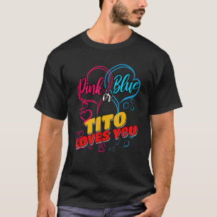 T-shirt Hommes Sexe Reveval Party Équipe Baby shower Pinkn