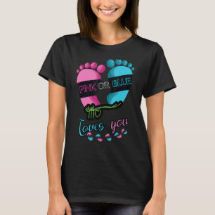 T-shirt Hommes Sexe Reveval Party Équipe Baby shower Pinkn