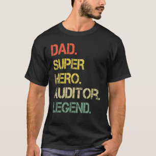 T-shirt Hommes Style Vintage Papa Héros Auditeur Légende P