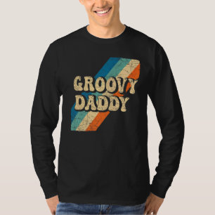 T-shirt Hommes Super papa les années 70 Nostalgie esthétiq