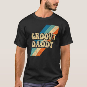 T-shirt Hommes Super papa les années 70 Nostalgie esthétiq