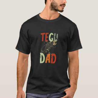 T-shirt Hommes Tegu Papa Reptile Tegu Lizard Pet Tegu Prop