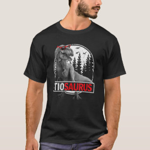 T-shirt Hommes Tiosaurus Rex Dinosaur Tio Saurus Da du Pèr