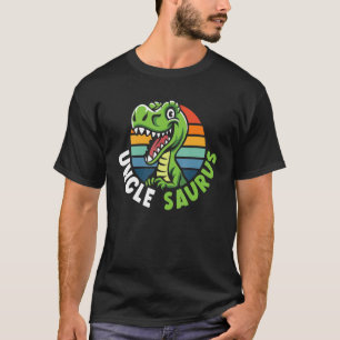 T-shirt Hommes Unclesaurus Oncle Saurus Rex Dinosaur Match