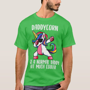 T-shirt Hommes Unicorn Papa Fille Anniversaire Fête Vêteme