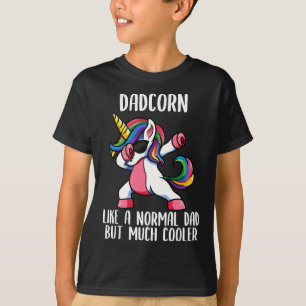 T-shirt Hommes Unicorn Papa Fille Anniversaire Fête Vêteme