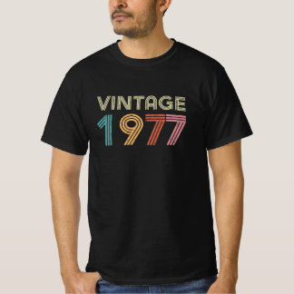 T-shirt Hommes/Unisex "Vintage 1977"