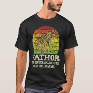 T-shirt Hommes Vathor Père Thor Viking Papa Fête des pères