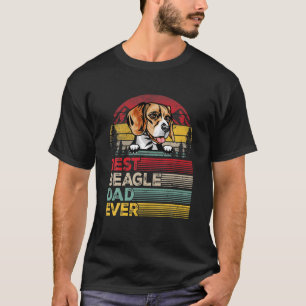 T-shirt Hommes Vintage Beagle chien Fête des pères Noël po