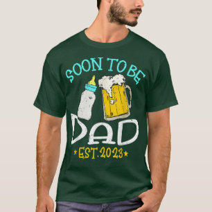 T-shirt Hommes Vintage Bientôt Être Papa 2023 Grossesse Dr