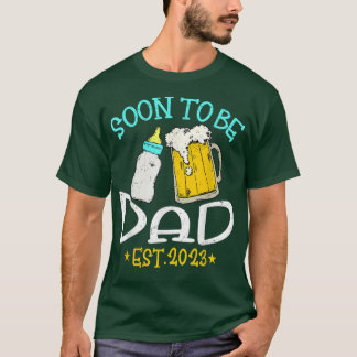 T-shirt Hommes Vintage Bientôt Être Papa 2023 Grossesse Dr