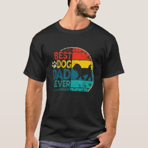 T-shirt Hommes Vintage meilleur chien maltais papa jamais
