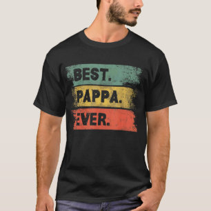 T-shirt Hommes Vintage Retro Best Pappa Ever Hommes Père D