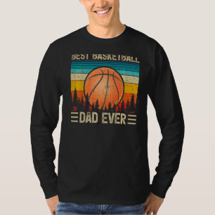 T-shirt Hommes Vintage Retro Meilleur Basket-ball Papa Jam