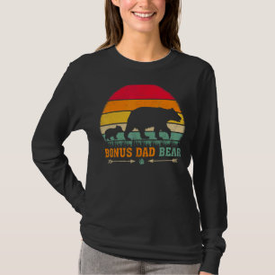 T-shirt Hommes Vintage Retro Ours Animal Bonus Papa Ours G