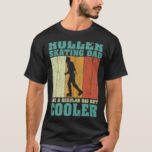 T-shirt Hommes Vintage Roller Patinage Papa Comme Un Papa 