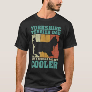 T-shirt Hommes Vintage Yorkshire Terrier Papa Comme Un Ord