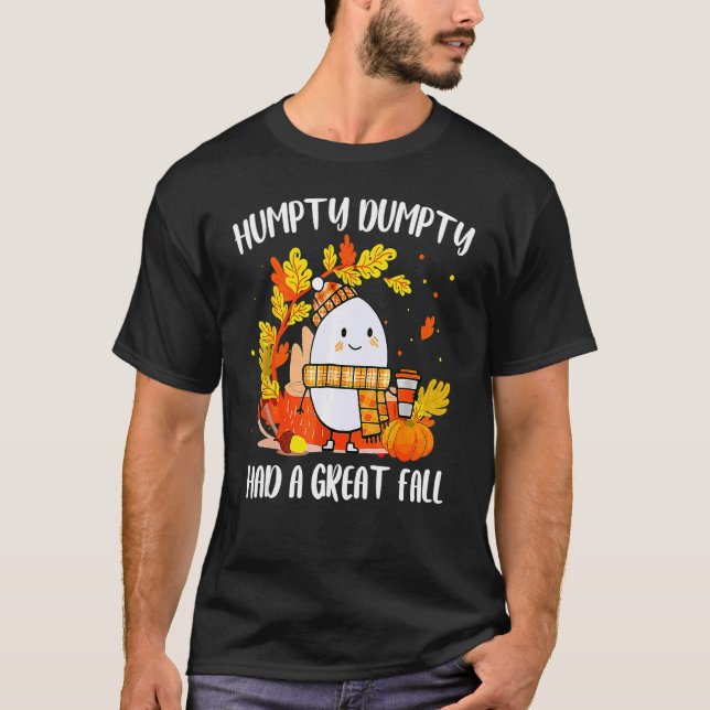 T-shirt Hompty Dumpty Had A Great Fall Happy Fall Y'all Th (Devant)