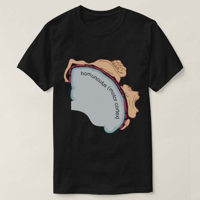 T-shirt Homunculus (cortex moteur) (Design devant)