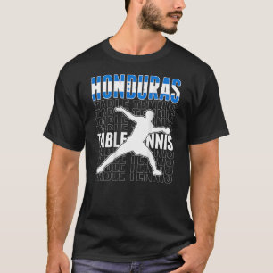 T-shirt Honduras Ping Pong Honduras Table Tennis Soutien