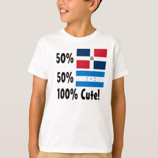 T-shirt Hondurien du Dominicain 50% de 50% 100% mignon