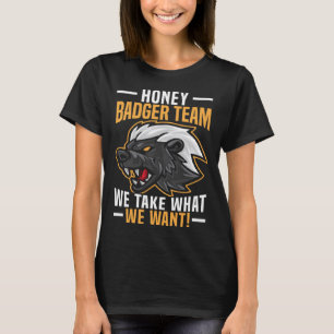 T-shirt Honey Badger Faune Animal Ratel 13