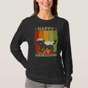T-shirt Honey Badger Retro Famille Graphique Matching Than
