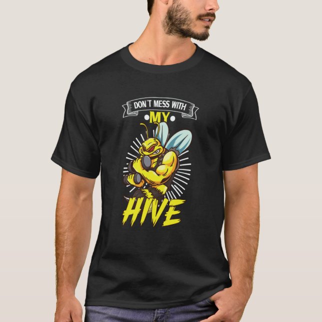 T-shirt Honey Bee Beekeeping Beekeeper Honeybee Apiary Api (Devant)