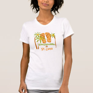 T-shirt Honeymooning au St Lucia
