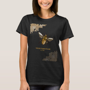 T-shirt Honeypeb Bee Farm apiculteur Apiariste abeilles bu