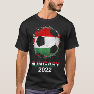T-shirt Hongrie Drapeau 2022 Supporter l'équipe hongroise