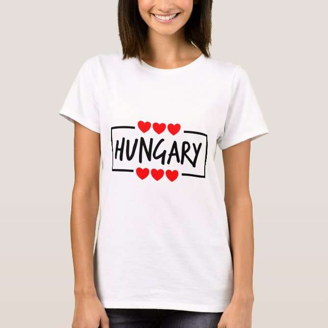 T-shirt Hongrois amusant raconter la Hongrie comme une idé (Devant)