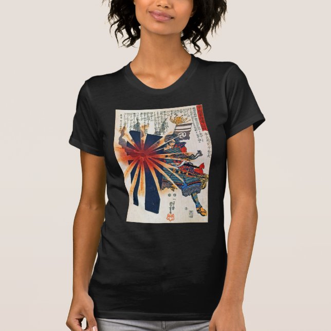 T-shirt Honjo Shigenaga parriying an exploding shell (Devant)