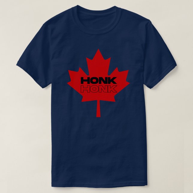 T-shirt Honk Honk Convoi canadien pour la liberté des cami (Design devant)