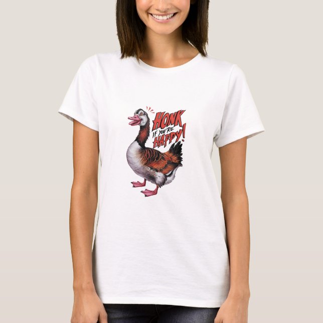 T-shirt Honk Si Ton Joyeux (Devant)