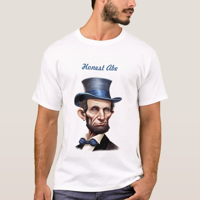 T-shirt Honnête Abe  (Devant)