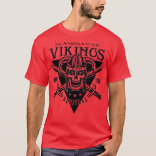 T-shirt Honneur et valeur Héritage Épées et crâne en Helme