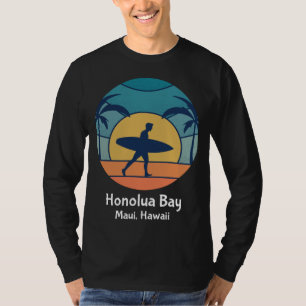 T-shirt Honolua Bay Maui Hawaii Surf Vintage Surfer Sun