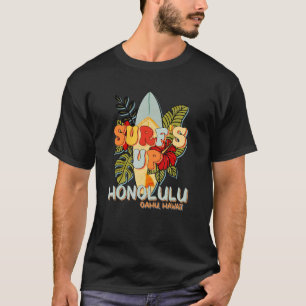 T-shirt Honolulu Hawaii Surf Ocean Beach Hawaiian Island