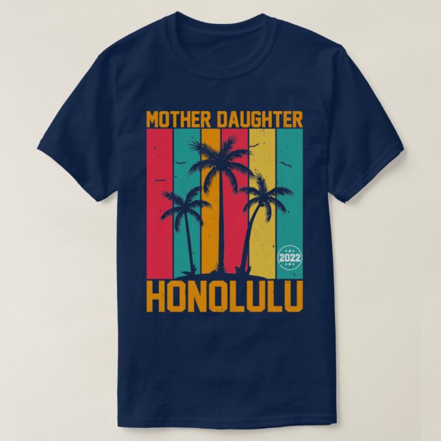 T-shirt Honolulu Mère et fille (Design devant)