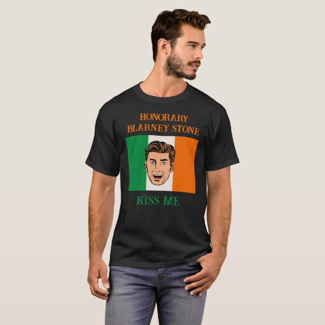 T-SHIRT HONORAIRE BLARNEY STONE LAD ME KISER (Devant entier)