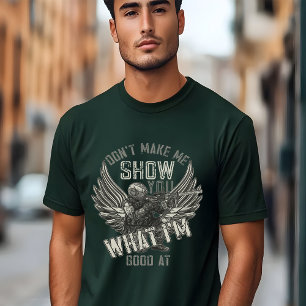 T-shirt Honorer la bravoure et la force : Soldat avec les 
