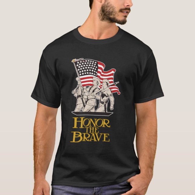 T-shirt Honorer Le Courageux (Devant)