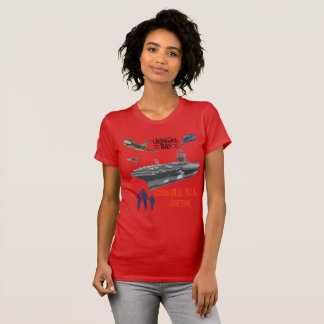 T-shirt Honorer le rouge militaire puissant