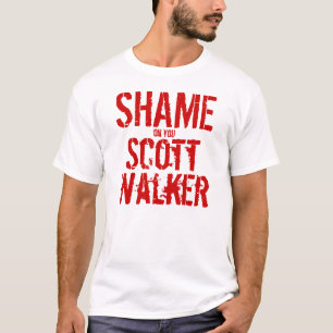 T-shirt Honte sur vous marcheur de Scott !