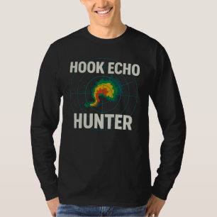 T-shirt Hook Echo Hunter Tempête Chaser Radar Météo